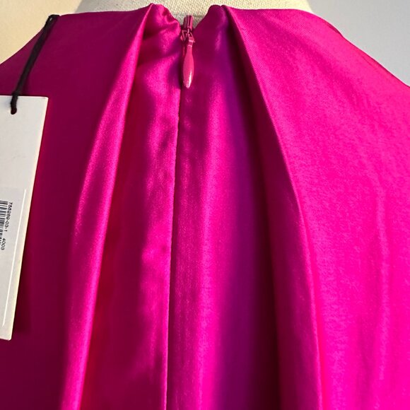 Banana Republic Aurelia Maxi Dress in neon fuchsia ~ size SP, NWT! - Picture 4 of 10